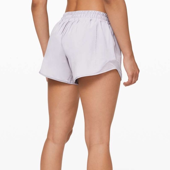 Hotty Hot Low-Rise Lined Short 4" Silver Lilac - Picture 2 of 8